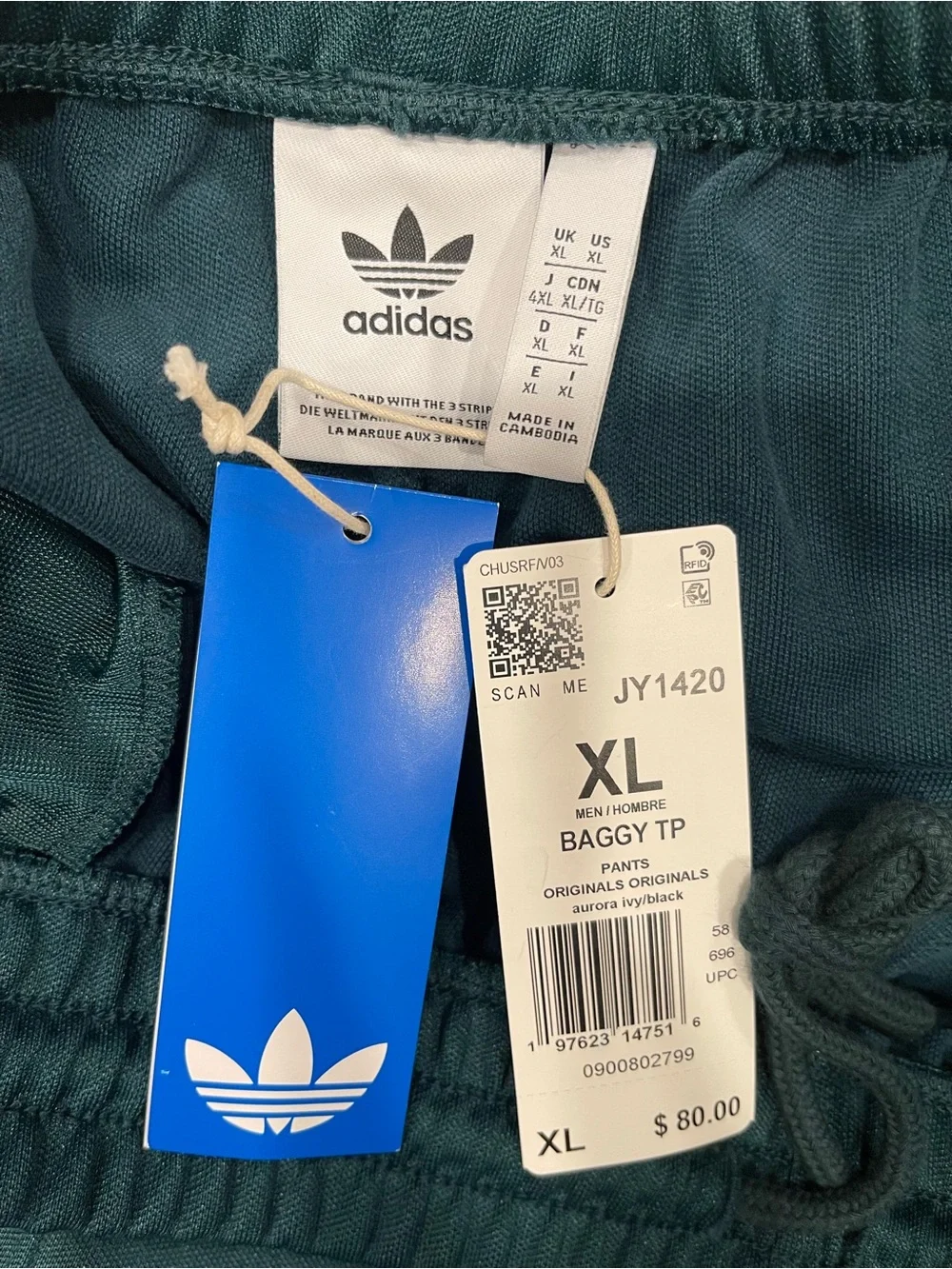 Adidas Originals Adicolor Baggy Firebird Track Pants extra Large New With Tags
